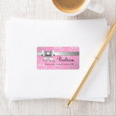 311 Bow-Licious Silver Label Dazzling Damask Roze (Insitu)