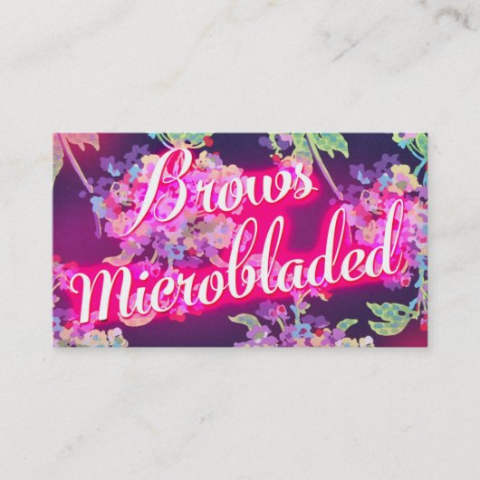 311 Brows Microbladed Speak Carte de visite (Devant)