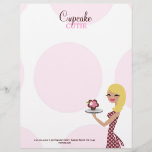 311-Candie the Cupcake Cutie Blonde Briefhoofd Sjabloon