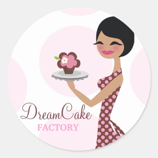 311 Carlie de Cupcake Cutie Sticker (Voorkant)