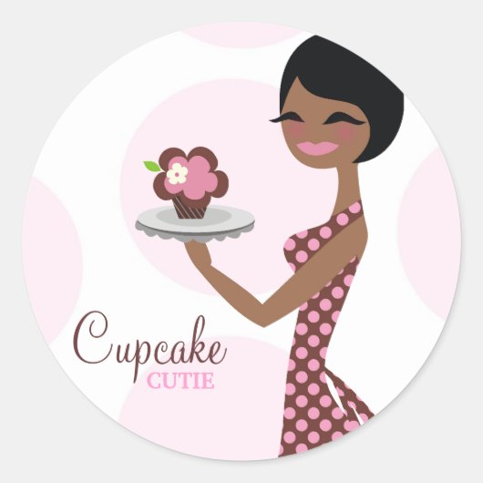311-Carmella de Cupcake Cutie Sticker (Voorkant)