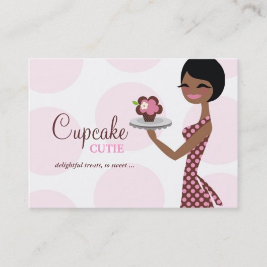 311 Carmella the Cupcake Cutie Chubby B Card Visitekaartje (Voorkant)