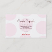 311 Carmella the Cupcake Cutie Visitekaartje (Achterkant)