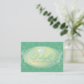 311 Carte de rendez-vous Turquoise (Debout devant)