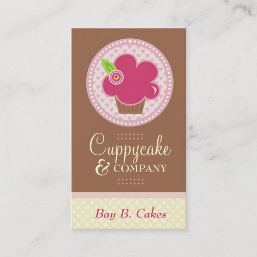 311 CARTE DE VISITE DE CUPPYCAKE CUTIE (Devant)