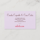 311 carte de visite ESPAGNOL du duo 2 de Cuties de (Dos)