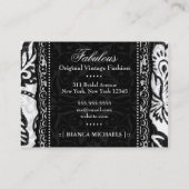 311 CARTE DE VISITE POTELÉ CHIC ET DE DENTELLE (Dos)