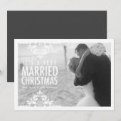 311 Carte photo de Noël très marié (Devant / Derrière)