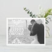 311 Carte photo de Noël très marié (Debout devant)