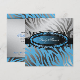 311-C'est Luxueux   Hot Momma Pink Zebra    Baby Kaart