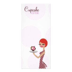 311 Cherrie the Cupcake Cutie Apron Reclamekaart