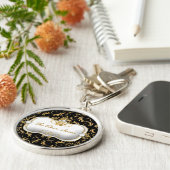 311 Ciao Bella Golden Divine Black Sleutelhanger (Zijkant)