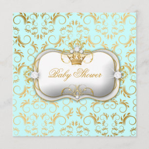 311 Ciao Bella Golden Divine Blue Baby shower Kaart
