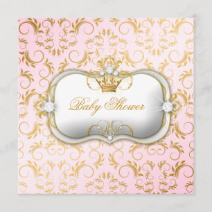 311 Ciao Bella Golden Divine Pink Baby shower Kaart