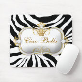 311 Ciao Bella Zebra Stripes Muismat (Met muis)