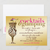 311 Cocktails & Glamping Gold Metallic Kaart (Voorkant / Achterkant)