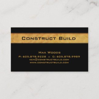 311 Contractant de la construction Carte de visite