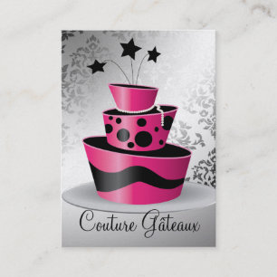 311 Couture Gâteaux Premium Pearl Paper Visitekaartje