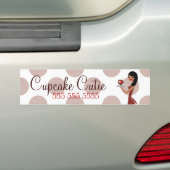 311 Cupcake Cutie Ethnic Red Bumpersticker (Op auto)
