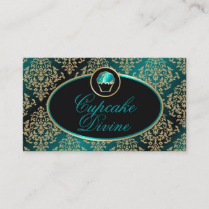 311 Cupcake Divine Black Blauwgroen Visitekaartje