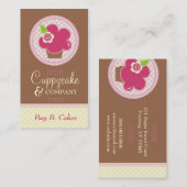 311 CUPPYCAKE CUTIE W FLOWER VISITEKAARTJE (Voorkant / Achterkant)