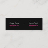 311-Custom Order Loretta Mini Visitekaartje (Achterkant)