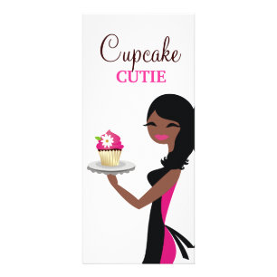 311 Daisy the Cupcake Cutie African American Reclamekaart