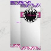 311-Damask Shimmer Paarse Radiance Programme Programma (Voorkant / Achterkant)