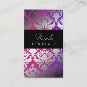 311 Damask Shimmer Paarse Radiance Programme Visitekaartje