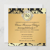 311 Damask Shimmer Queen Fab 50 Black Kaart (Achterkant)