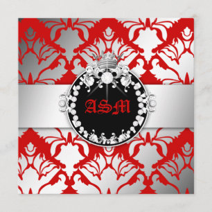 311-Damask Shimmer Queen Kisses Sweet 16 Cherry Kaart