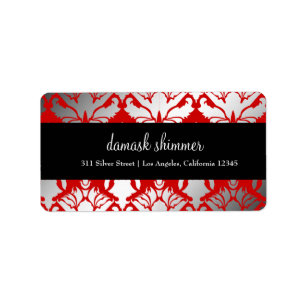 311-Damask Shimmer Red Label