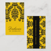 311-Dashing Damask | Bijen Visitekaartje (Voorkant / Achterkant)