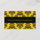 311-Dashing Damask | Bijen Visitekaartje (Achterkant)