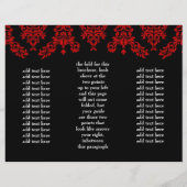 311 Dashing Damask Black Red Brochure (Voorkant)