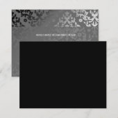 311-Dazzling Damask Grey Storm RSVP (Devant / Derrière)