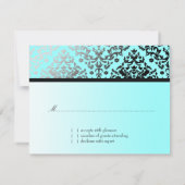 311-Dazzling Damask Turquoise RSVP (Dos)