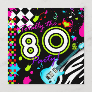 311 De Partij van de 80er eeuw - Turquoise Guitar Kaart