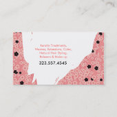 311-Diamond Geisha | Peach Visitekaartje (Achterkant)