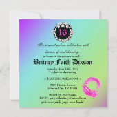 311 Diamond Medallion Leopard Amethyst Rainbow Kaart (Achterkant)