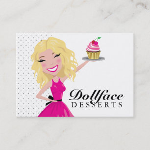 311 Dollface Desserts Blondie 3,5 x 2 Visitekaartje