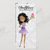 311 Dollface Desserts Ebonie Damask Menu (Voorkant / Achterkant)