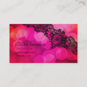 311 Dream in Leopard en Lace Visitekaartje (Achterkant)