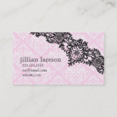 311 Dream in Leopard & Lace Girly Pink Visitekaartje (Achterkant)
