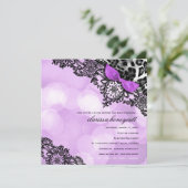 311 Dream in Lights Leopard & Lace Violet Kaart (Staand voorkant)