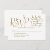 311 Elle feuille un peu Sparkle RSVP (Devant / Derrière)