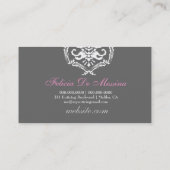 311 Enticoot roze Visitekaartje (Achterkant)