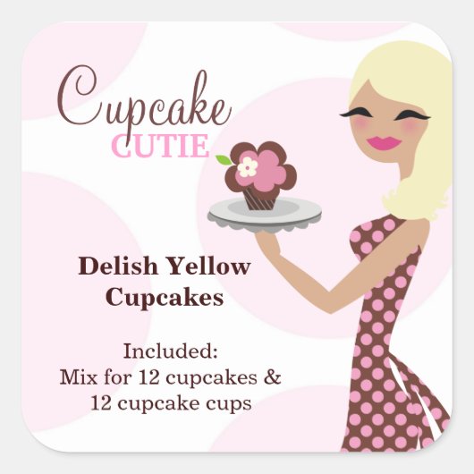311 Étiquette blond clair Cupcake Cutie (Devant)