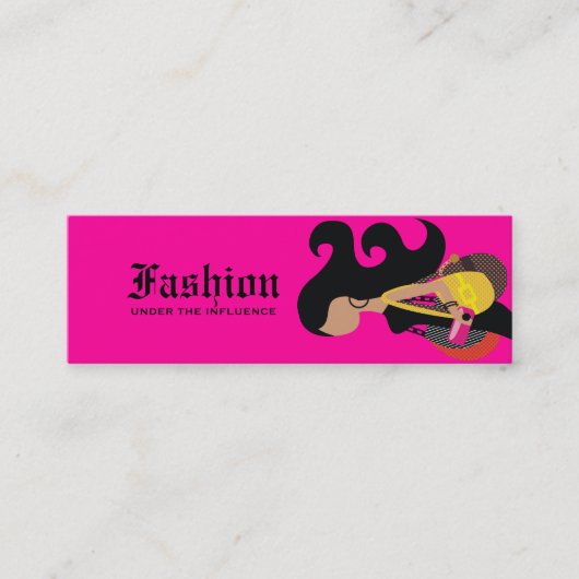 311- Étiquette de Fashionista de Monica (Devant)