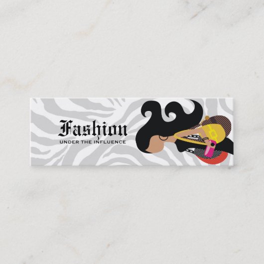 311- Étiquette de Fashionista de Monica (Devant)